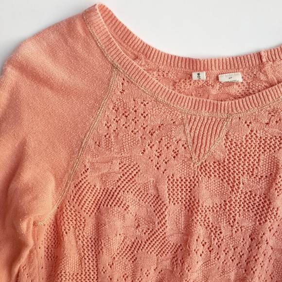 Anthropologie Empyren Pointelle Sweater - Picture 4 of 6